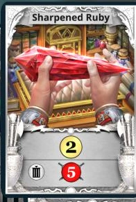 Sharpened Ruby treasure card