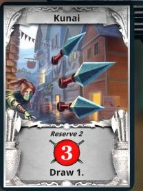 Kunai treasure card