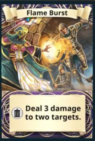 Flame Burst ability card