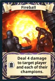 Fireball ability card