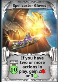Spellcaster Gloves treasure card