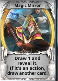 Magic Mirror treasure card