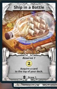 Ship in a Bottle treasure card
