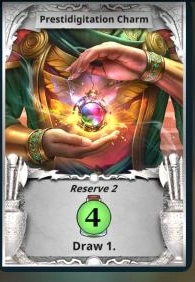 Prestidigitation Charm treasure card