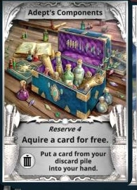 Adept's Components treasure card